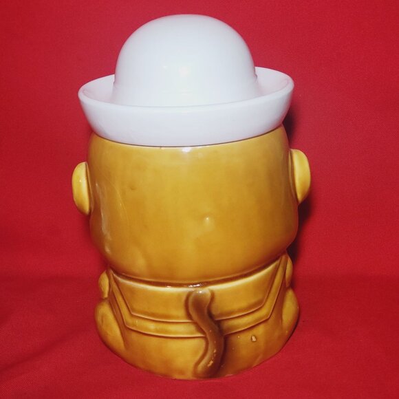 Vintage Sailor Monkey Ceramic Cookie Jar Japan Kitchen Decor Collectible - Picture 3 of 14
